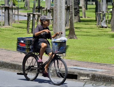 Chinese lady Lumpini park