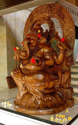 Balinese wood carving