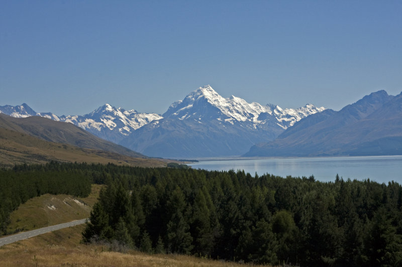 Mount Cook in the distance