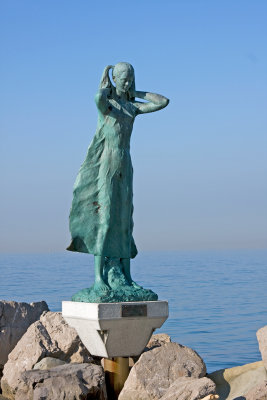 A statue along the coast, Trieste
