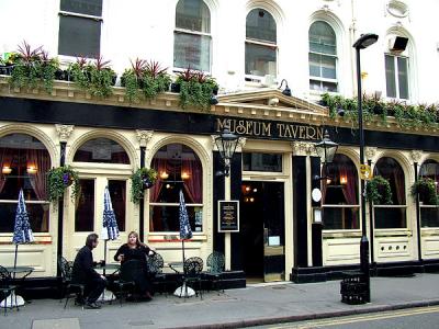 Museum Tavern across from the British Museum