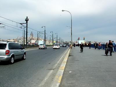 Across the Galata Bridge