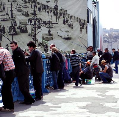 Fishing on the Galata Bridge