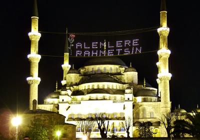 The Blue Mosque at Night