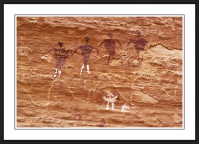 Pictographs in south Grand Gulch