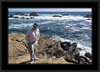 my Dad at the coast