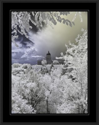 Infrared - State Capitol Building from Memory Grove Park