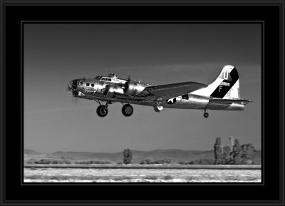 B-17 on takeoff