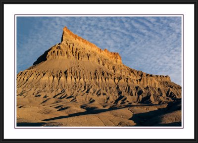 Factory Butte at sunset