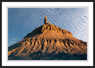 Factory Butte at sunset