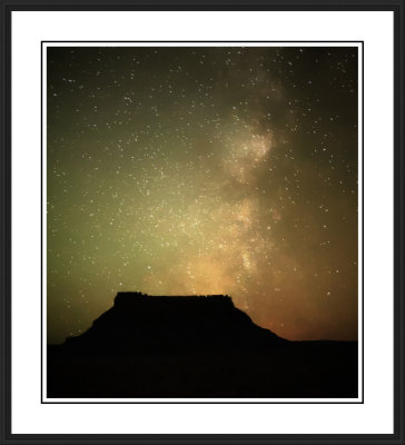 Milky Way over Butte