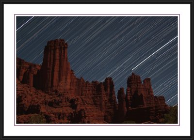 Fisher Towers - star trails