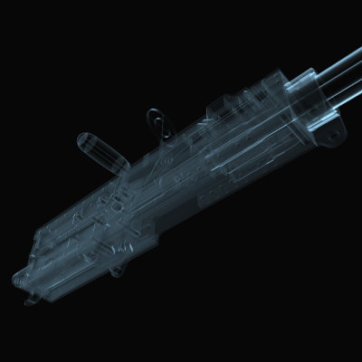 M2 Machine Gun .50 Cal USAAF X-ray