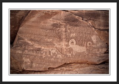 Petroglyph Panel in the Buckhorn Wash Area