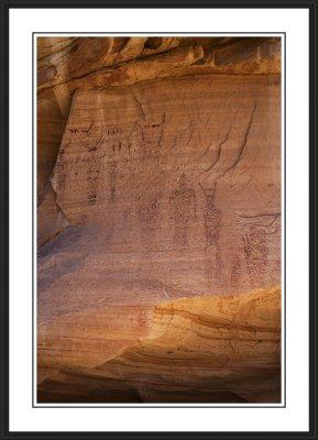 Pleasant Creek pictograph - Barrier Canyon Style