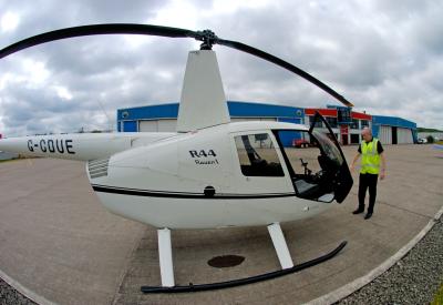 Reg continues his preflight checks.