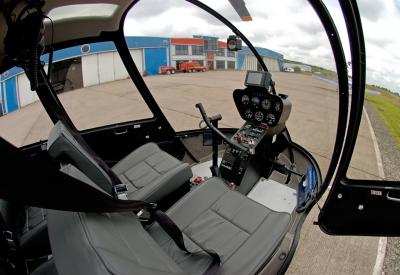 R44 Cockpit.