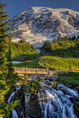 Mt. Rainier  Myrtle Falls