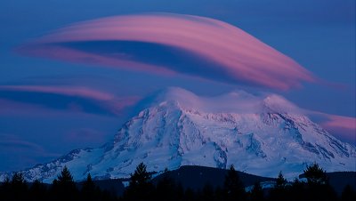 Mt. Rainier, After Sunset