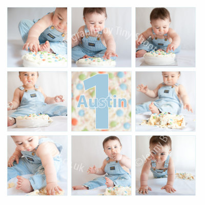 Austin's cake smash