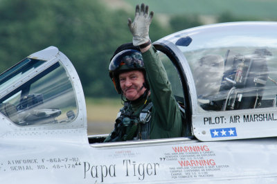 Cliff Spink, pilot of the F86