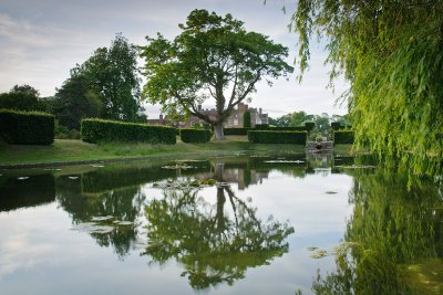 The Pond at Godinton House in Evening Light
