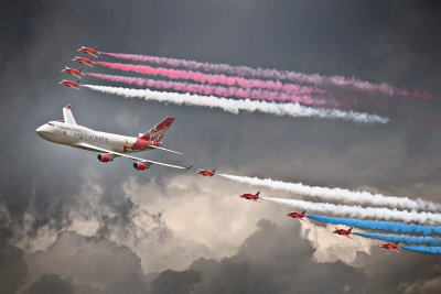 04 Virgin Atlantic and the Red Arrows