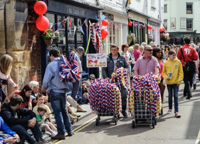 Street vendors before the Olympic Torch arrived