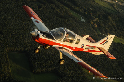 Bulldog G-CBJJ air-to-air