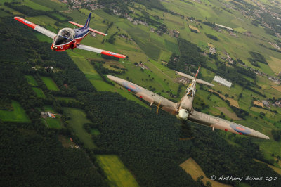 Spitfire and Jet Provost