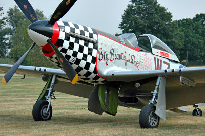 P51D Big Beautiful Doll parked