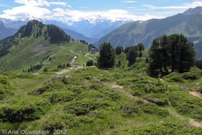 Riederalp, with Villa Cassel