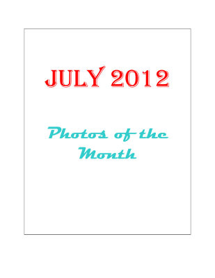 Photos of the Month  July 2012