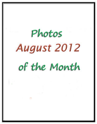 Photos of the Month August 2012