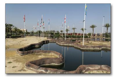 The nations park in Torrevieja