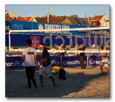 Beach volleyball in Stavanger