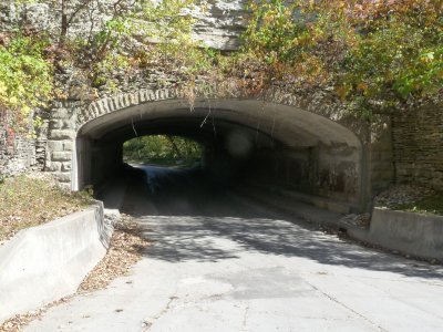 Harmon tunnel built in 1858