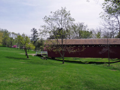 Cutler-Donahoe covered bridge, city park