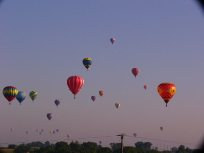Heading for the target