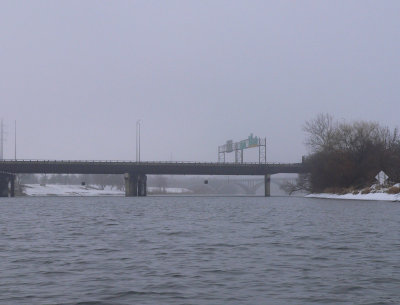 Icy Des Moines River