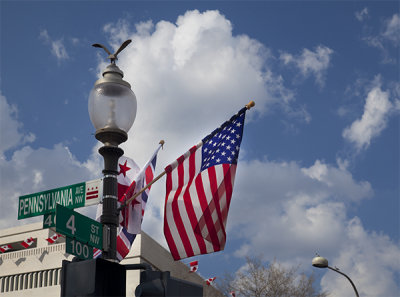 Flags On Pennsyvania Ave.