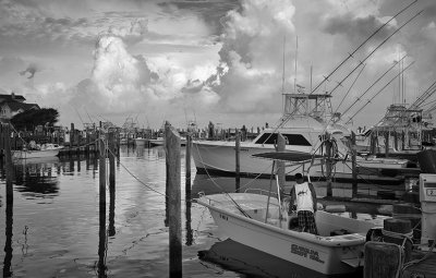 Leaving The Dock, Outer Banks, North Carolina 