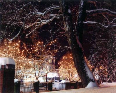 College Ave-Christmas Snow In The 1990's