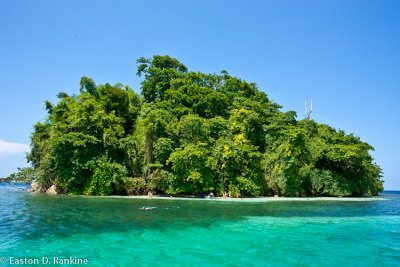 Island near Blue Hole