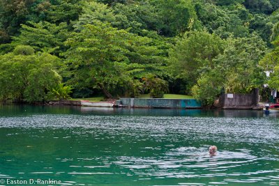 Blue Hole Swimmer