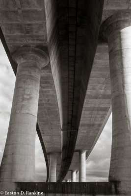 Beneath the I205-Columbia River Bridge