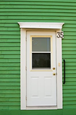 White Door at Number 35