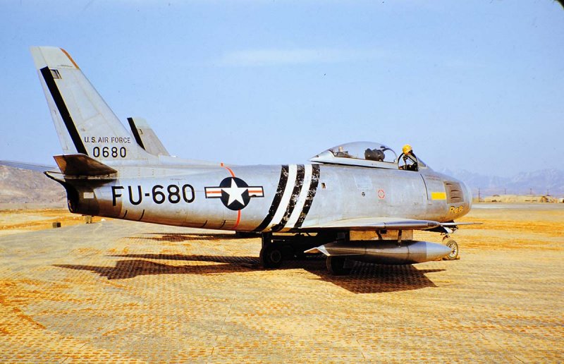4th FTRW F-86E at Kimpo Base K-14 March 1952