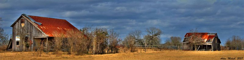 Rusty house HDR pano