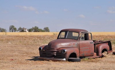 Old truck in Groom Texas